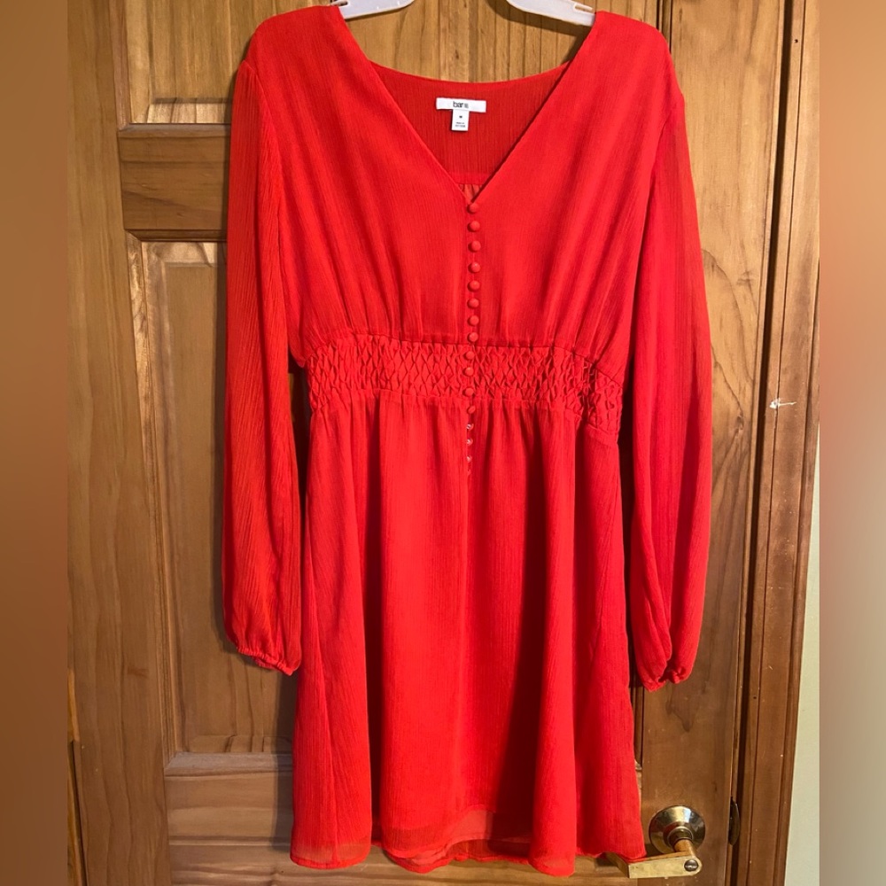 Gorgeous bar III red dress from Macy’s. BNWT Perfect for holidays!